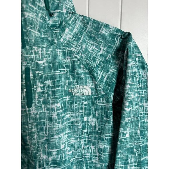 The North Face Womens Alta Vista Dry Vent Hooded Rain Jacket Dark Sage  XS - Picture 2 of 7